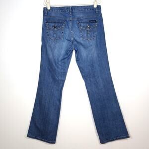 Calvin Klein Jeans Lean Boot Bootcut Denim‎ Jeans Blue 12x32 Y2K Cotton Lycra
